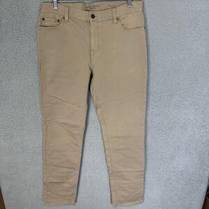 Banana Republic Pants Mens 34x32 Beige Slim‎ Fit Traveler Chino Straight Leg